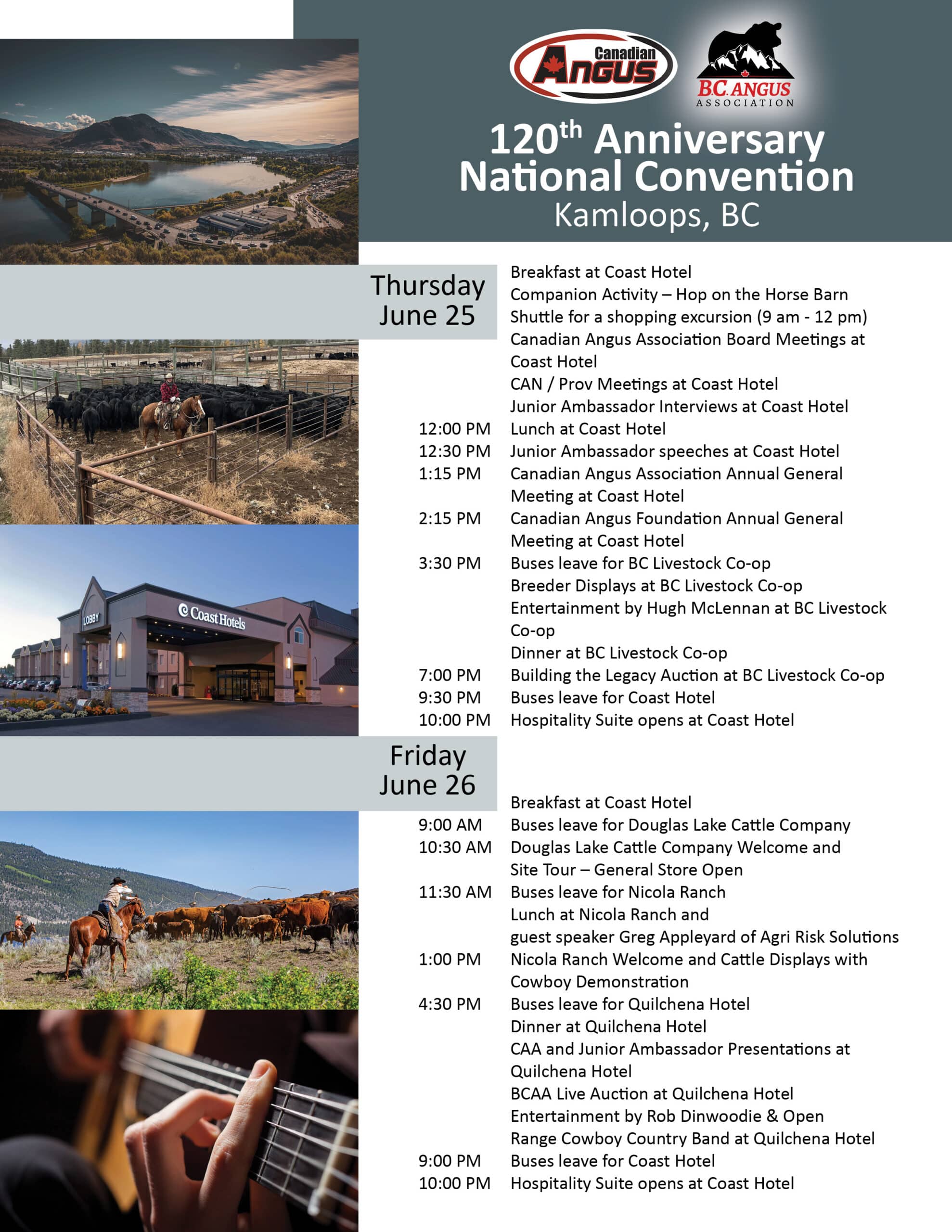 Convention Schedule 2026