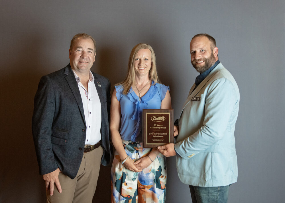 Gold-Bar Livestock receives a 50-year Long Term Recognition Award