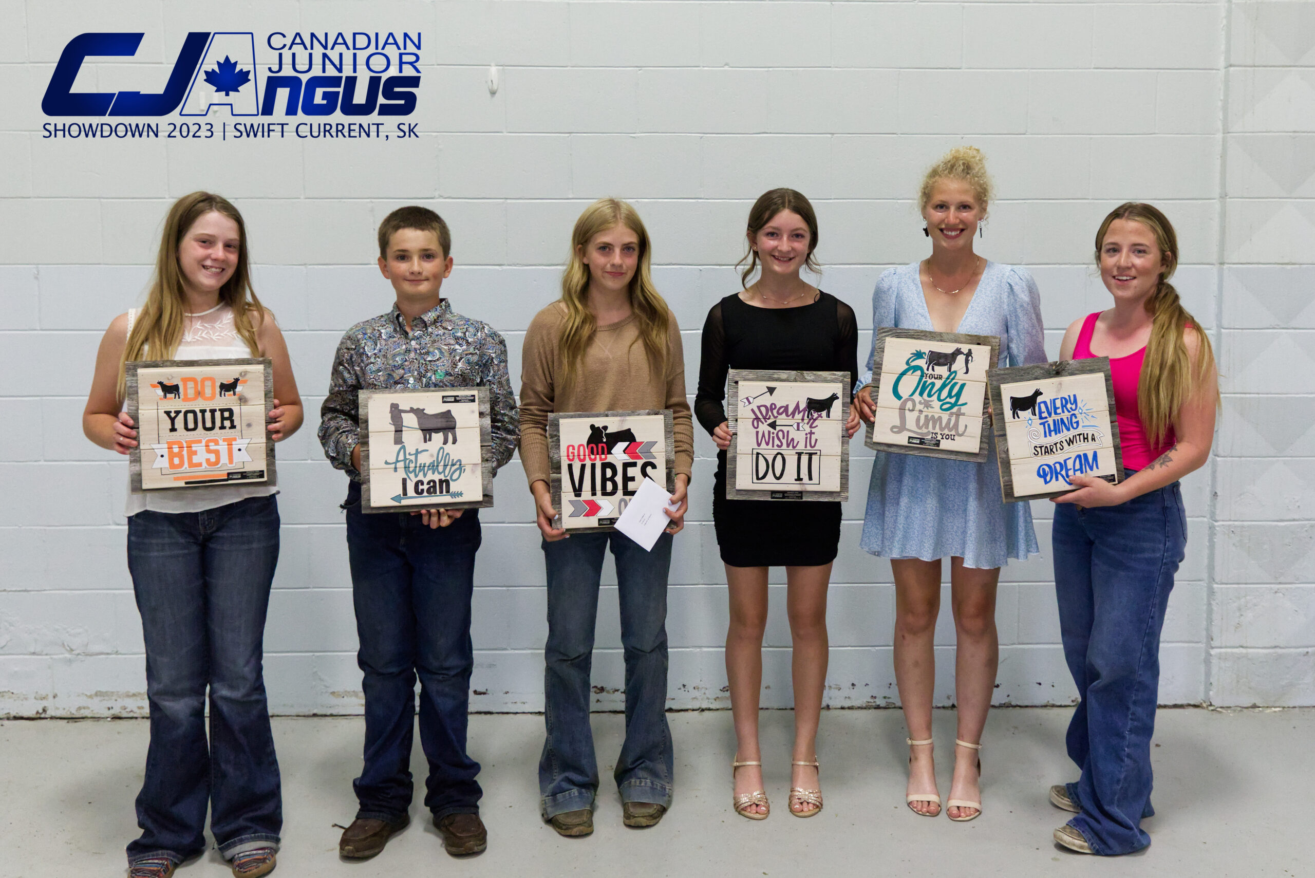 From Left to Right: Junior Photography Champion: Joss Pittman, Reserve Junior Photography Champion: Cade Loveridge, Intermediate Photography Champion: Paisley Robertson, Reserve Intermediate Photography Champion: Saige Buchanan, Senior Photography Champion: Jessica Davey, Reserve Senior Photography  Champion: Kailey Brandl